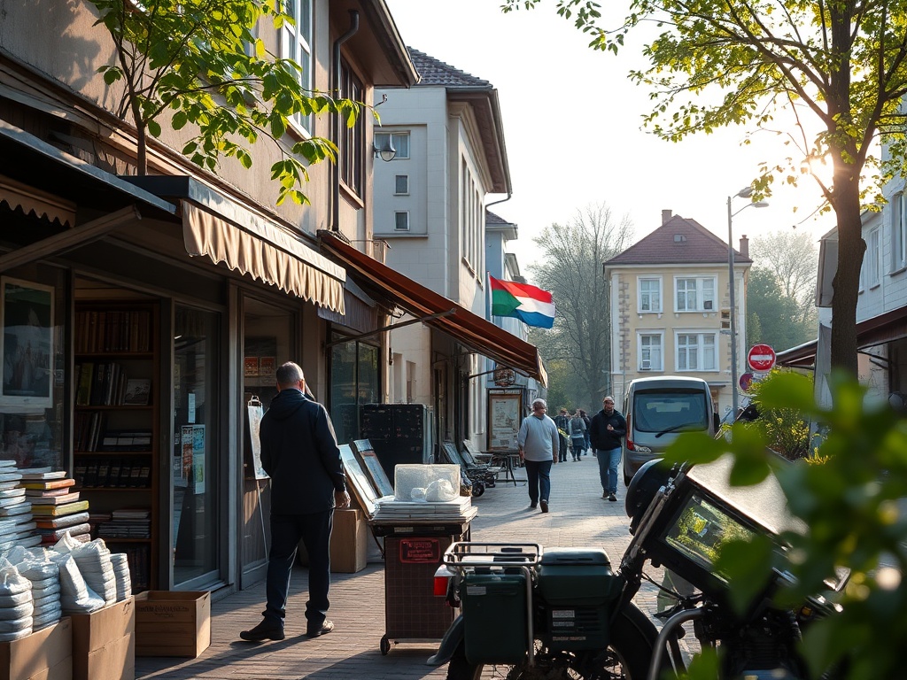 Ilustracja przedstawiająca kalendarz z zaznaczonym 30 kwietnia jako ostatnim dniem składania PIT, z elementami nawiązującymi do Krynicy Morskiej.